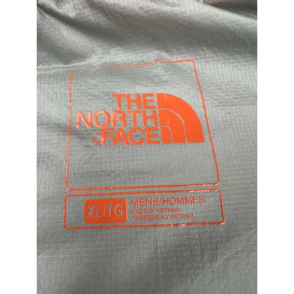 The North Face Puffer Vest Men's Extra Large Orange Thermoball Full Zip